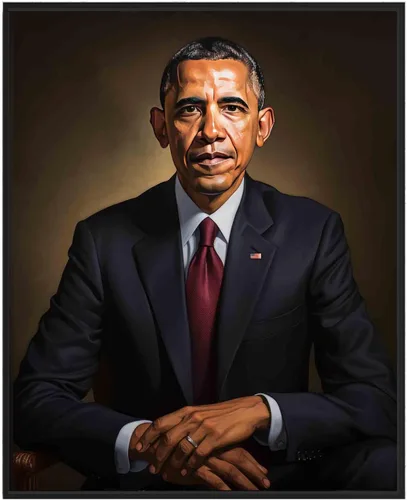 Vista 29 de Abraham Lincoln - Póster impreso artístico, retrato presidencial oficial, decoración de pared, colección de galería de arte del presidente, pintura