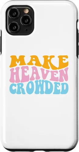 Vista 13 de Make Heaven Crowded Evangelical Christian Case for iPhone 17
