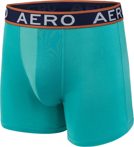Vista 3 de AEROPOSTALE Calzoncillos tipo bóxer para hombre, paquete de 4 calzoncillos de poliéster y elastano