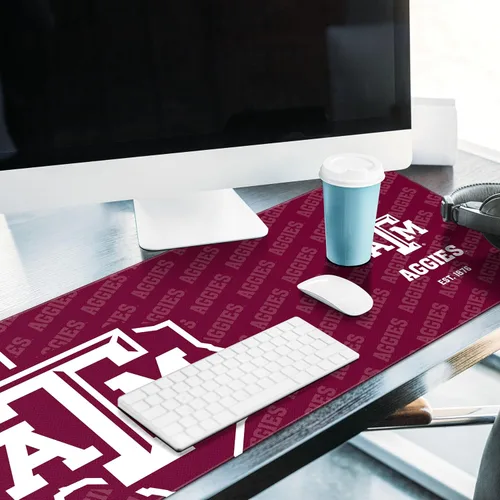 Vista 3 de YouTheFan Almohadilla de escritorio NCAA Texas A&M Aggies Logo Series