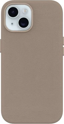 Vista 15 de OtterBox Funda protectora de piel para iPhone 15 Symmetry Series Cactus para MagSafe, color negro ASH (negro), delgada, premium, funda protectora