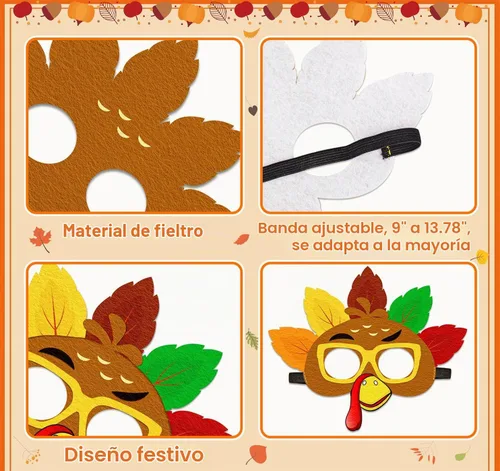 Vista 6 de Crafts for Kids in Bulk: Felt DIY Face Masks Games Kit