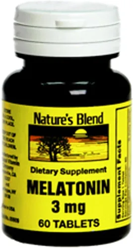 Vista 2 de Nature's Blend Melatonina 3 mg 60 Comprimidos