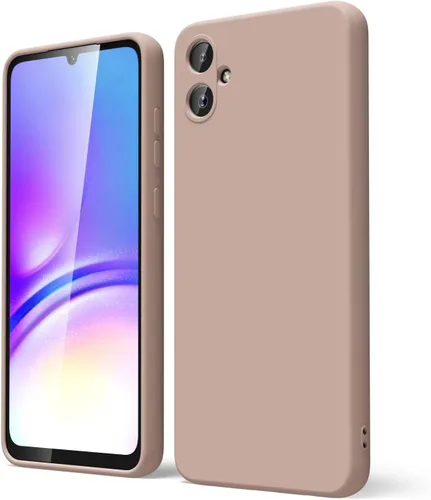 Vista 258 de oakxco Funda para teléfono Samsung Galaxy A12 con agarre de silicona líquida, linda delgada fina suave cubierta de gel de goma TPU lisa para mujeres