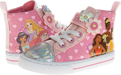 Vista 4 de Minnie Mouse Frozen Encanto - Tenis casuales de lona para niños y niñas Anna Elsa Maribel (tallas 6-12 para niños pequeños - niño pequeño)