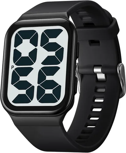 Vista 10 de Large Numbers Digital Watches for Men Women Elderly Waterproof Wrist Watch Negro y Negro