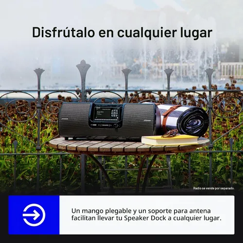 Vista 4 de SiriusXM Caja Boom de radio de acoplamiento y juego SXSD2