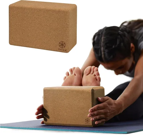 Vista 32 de Gaiam Bloque de yoga – Espuma EVA sin látex – Superficie antideslizante suave con bordes biselados para yoga, pilates, meditación Rubor ateniense