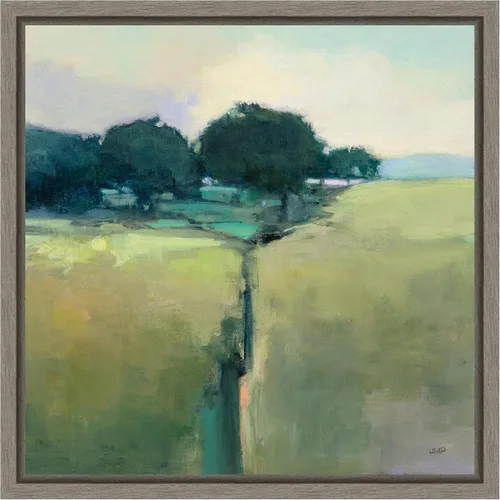 Vista 18 de Amanti Art Lienzo enmarcado para pared, 16 x 16 pulgadas, prado escénico de Julia Purinton, lienzo enmarcado para pared, obras de arte de paisajes
