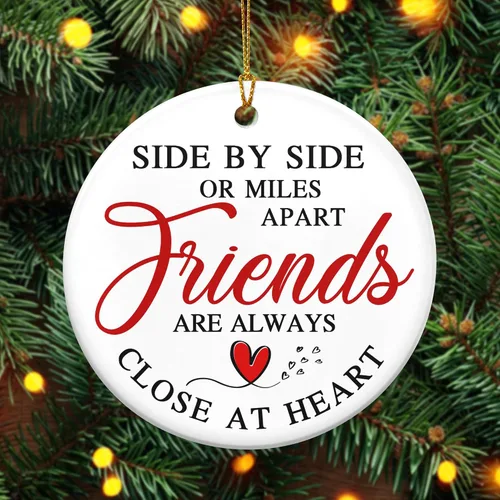 Vista 10 de TEEZWONDER Regalos de Navidad de Amistad para Mujeres y Hombres - Adornos de Sol de Navidad 2025 - Regalos de Vida Natural para Amigas, Adorno