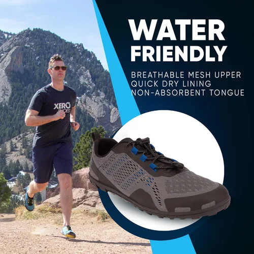 Vista 6 de Xero Shoes Aqua X Sport - Zapatos de agua para hombre, ligeros, sin caída