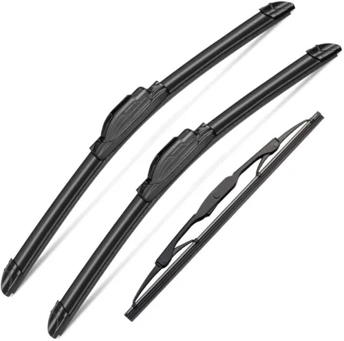 Vista 7 de 3 limpiaparabrisas para Jeep Wangler 2007-2017, Jeep Wrangler JK 2008-2018, equipo original de alta calidad para todo tipo de clima, 15 pulgadas, 15