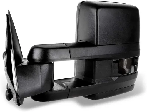 Vista 9 de FINDAUTO Espejos de remolque compatibles con Chevy Silverado 1999-2002 para GMC Sierra 1500/2500 Espejos de remolque con luz LED calefactable