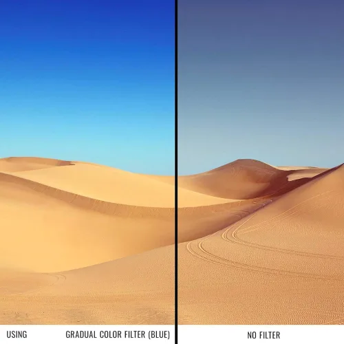 Vista 4 de Acuvar Kit de filtro de lente de color graduado de 1.929 in - Juego de 6 filtros degradados para lentes de cámara DSLR - Compatible con Canon