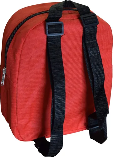 Vista 3 de Pixar Cars McQueen - Mini mochila de 10", Rojo-Negro, Moderno