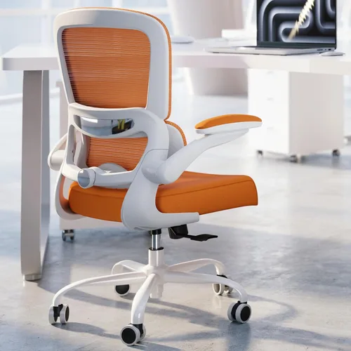 Vista 13 de TRALT Silla de oficina – Silla de escritorio ergonómica con soporte lumbar ajustable, silla de computadora de malla, sillas ejecutivas para oficina