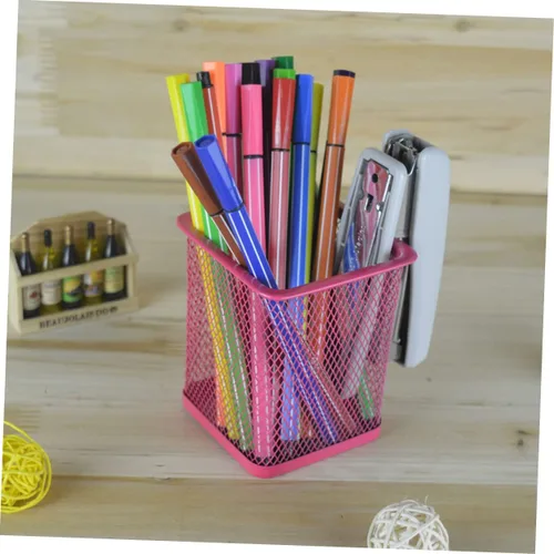 Vista 4 de STOBOK 6 piezas de soporte para pinceles de arte, portalápices, tazas, bolígrafos, recipiente, organizador de lápices, organizador de bolígrafos