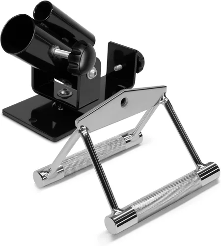 Vista 17 de Yes4All Exercise Machine Adjustable T Bar Row Attachment, D Row Handle/Landmine Handle Attachment with Textured Rubber Handles