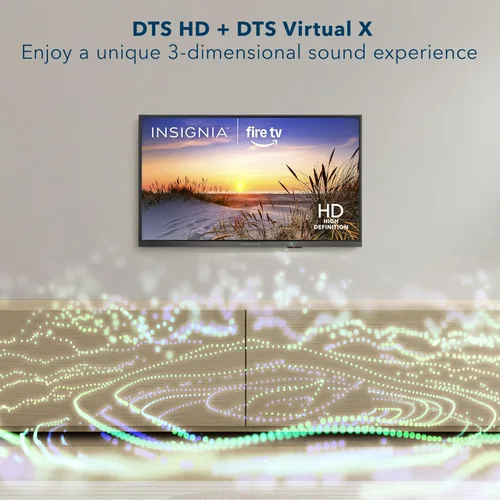 Vista 4 de INSIGNIA 24" Class F20 Series LED HD Smart Fire TV, control remoto por voz con Alexa, TV gratis y en vivo