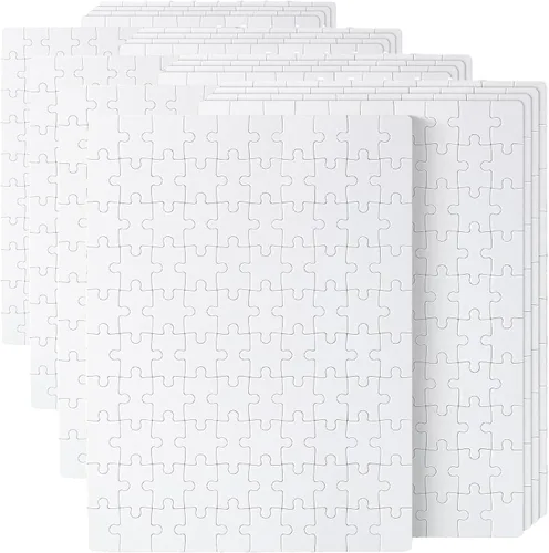 Vista 15 de Mr. Pen - Rompecabezas en blanco, paquete de 5, 100 piezas/paquete, 10.6" x 14.2" pulgadas, rompecabezas blanco, rompecabezas en blanco