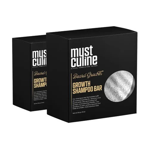 Vista 8 de Barra de champú para barba, limpia tu barba con efecto de crecimiento y pérdida de cabello, barra de champú para crecimiento del cabello