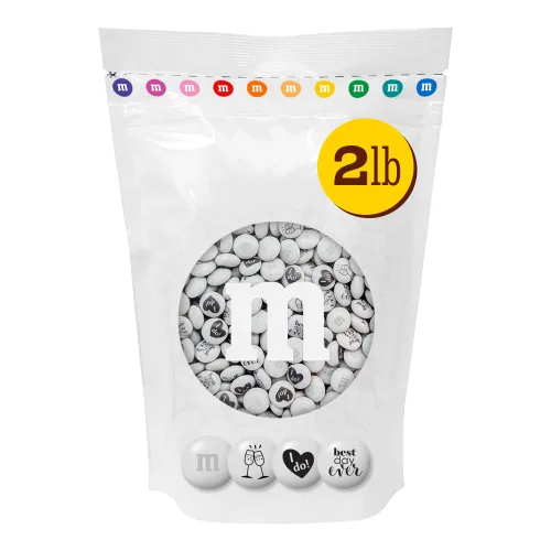 Vista 23 de M&M'S - Caramelo de chocolate con leche para boda y compromiso, botella