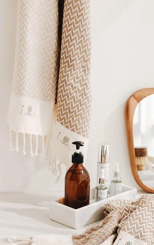 Vista 7 de Madamelique Exclusivo juego de toallas de mano de 2 a 18 x 40 pulgadas, toalla decorativa de baño para manos, cara, cabello, yoga, té, paños