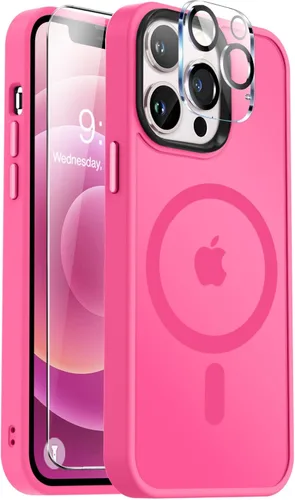 Vista 35 de Vooii Funda para iPhone SE 3ª/2ª/2020 con Magnético, Funda iPhone 8/7 [Compatible con Magsafe] [Diseño Integrado] Sensación de Agarre Cómoda Delgada