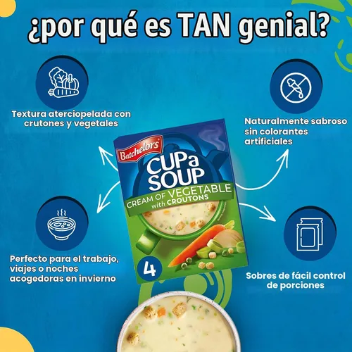 Vista 3 de Batchelors Taza una crema de sopa de verduras