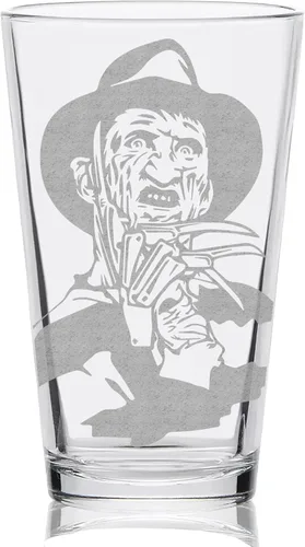 Vista 12 de Dracula's Castle - Vaso de cerveza grabado, 16 onzas, regalo de vaso de cerveza de vampiro