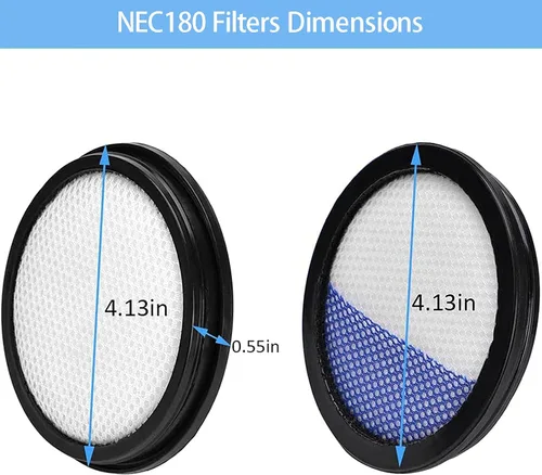 Vista 3 de Filtro Rapidclean Pro solo compatible con aspiradoras Eureka Rapidclean Pro Stick NEC180, NEC280TL, NEC380, NEC480, NEC185, NEC186, NEC190.
