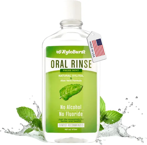 Vista 7 de Xyloburst Oral Rinse Kids Enjuague Bucal - Enjuague bucal con xilitol natural, enjuague bucal sin flúor con aloe vera, sin alcohol, 16 onzas líquidas