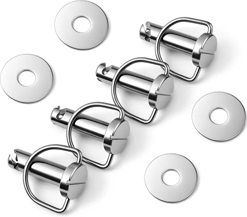 Vista 7 de Harley Saddlebag Mounting Pin Bolts, Motorcycle Saddle Bag Fasteners Pins for Harley Davidson Touring Softail Road King Electra Street Glide all