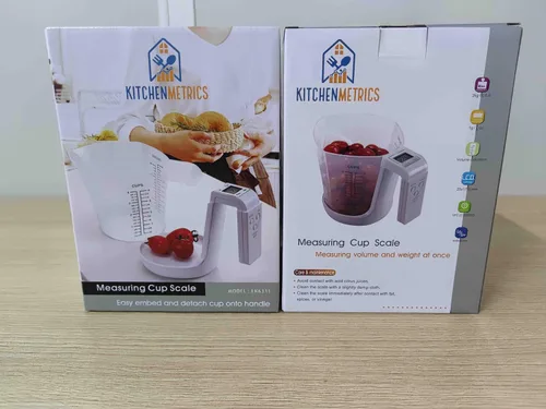 Vista 4 de Báscula digital de alimentos y taza medidora de cocina