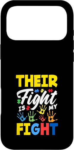 Vista 22 de Their Fight is My Fight Autism Awareness Case for iPhone 17
