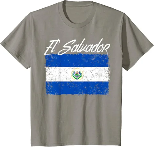 Vista 34 de Camiseta Salvadoreña Bandera El Salvador
