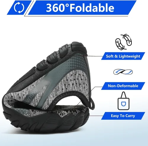 Vista 6 de SAGUARO Zapatos minimalistas para hombre y mujer, con puntera ancha, sin caída, para entrenamiento cruzado al aire libre