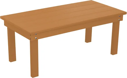 Vista 3 de Furniture Barn USA Poly Hampton - Mesa de café, color azul Azul (Aruba Blue)