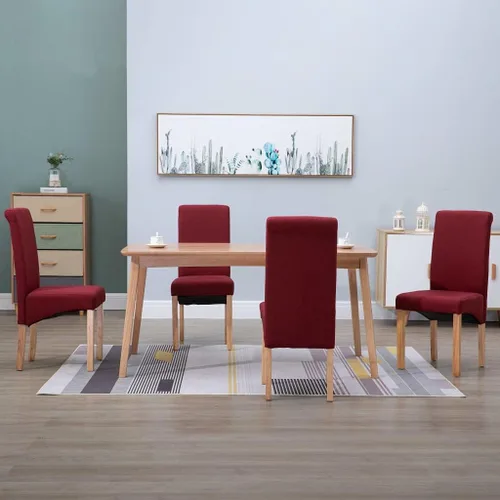 Vista 16 de Dining Chairs 2 Pcs Black Fabric,Living Room Dining Chairs,Counter Dining Chairs Suitable for Daily Dining Or Special Events Such As Meetings