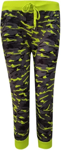 Vista 4 de Uillui Pantalones cargo para mujer, corte de bota, para yoga, entrenamiento, pantalones recortados, cintura elástica, pantalones deportivos