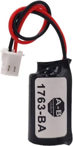 Vista 5 de (2 piezas) 3V PLC batería de reserva sustituye a COMP-295 para Allen Bradley 1763-BA Micro 1100 Series Controller CR14250SE-AB Batería