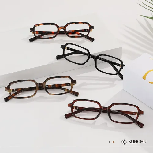 Vista 7 de Gafas de luz azul para mujer, pequeñas gafas cuadradas para computadora, ligeras y con protección UV