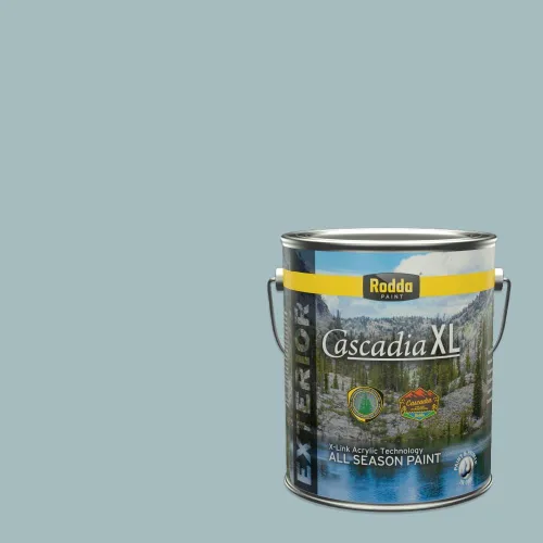 Vista 122 de Rodda Paint CASCADIA XL Pintura e imprimación satinada para exteriores en uno, cuarto de galón, Metropolis Mood