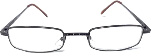 Vista 9 de The Winston - Gafas de lectura rectangulares de metal, unisex, medio lector, tramposos rectangulares