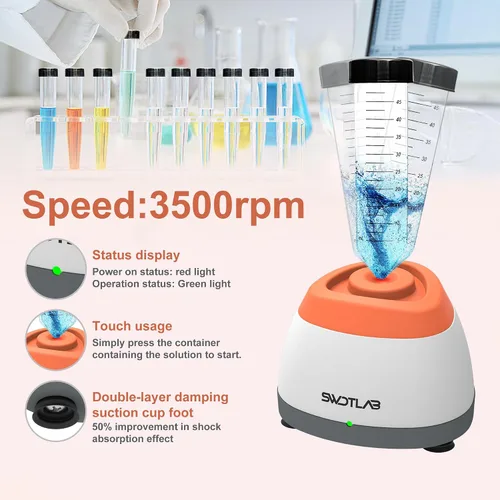 Vista 3 de Vortex - Mezclador de 3500 rpm, agitador de esmalte de uñas, agitador de pegamento y mezclador de pintura para esmalte de gel, pinturas acrílicas