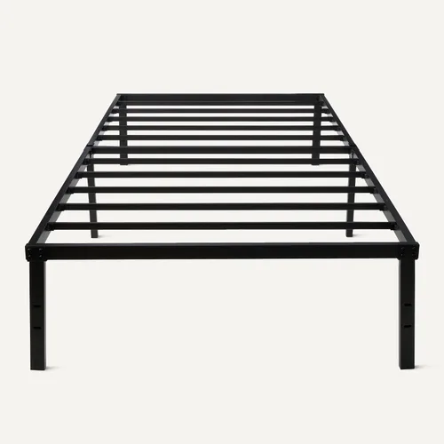 Vista 5 de Amazon Basics Base de cama de metal, plataforma no plegable, fácil montaje, individual, 39 pulgadas de ancho x 75 pulgadas de largo x 14 pulgadas