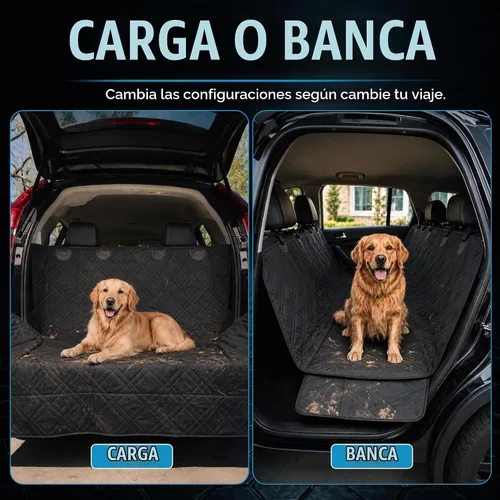 Vista 8 de Bulldogology - Funda de asiento de automóvil para perro, 64 x 60 pulgadas, impermeable, resistente, hamaca para perro, protector de asiento trasero