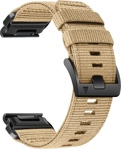 Vista 11 de Correa de reloj Quickfit de 0.866 in compatible con Garmin Fenix 8 1.850 in Fenix 7X Pro/6 Pro/5 plus/Instinct/Forerunner 965 955 945 Verde militar