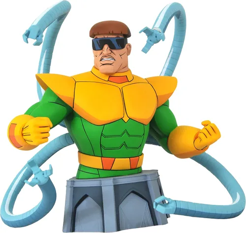 Vista 3 de Diamond Select Toys Marvel Animated: Doctor Octopus - Busto a escala 1:7, multicolor