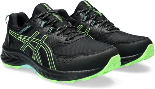 Vista 2 de ASICS Zapatillas de running Gel-Venture 9 para hombre, NegroVerde Iluminado
